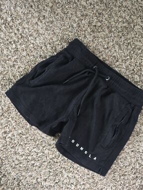YoungLA Black Athletic Drawstring Shorts